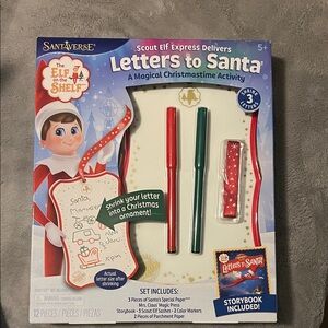 Letters to Santa Activity Kit - Red and Green